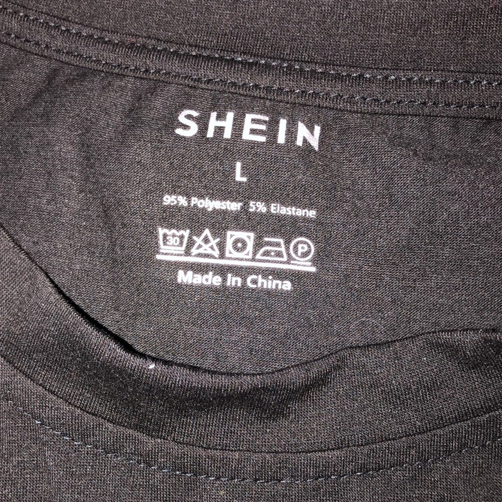 SHEIN black graphic T-shirt size large cool aunts club - Picture 6 of 7